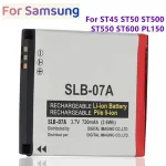 1 2 SLB 07A SLB 07A Camera Battery Samsung ST45 ST50 ST500 ST550 ST600 PL150 Rechargeable Camera Battery Bangladesh (New)