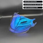 OF562 Windproof LS2 Helmet Visor Mirrored Day&Night Visor Accessories Scratch-resistant Helmet Parts Replacement Helmet Lens (New)