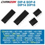 10 PCS Lm358 74hc595 Tl072 Cd4017 Tl074 Tl494 Cd4011 Lm386 Ne 555 Ne555 L293d Timer Integrated Circuit IC Chip Motor Driver DIP (New)