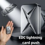 Magnetic Metal EDC Push Slider Fidget Toy Premium Stress Relief Gadget for Adult Desk Play Anxiety Relief and Focus (New)