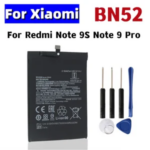 BN52 Replacement Battery Xiaomi Redmi Note 9S Note 9 Pro Bateria Mobile Phone Batteries Free Tools Bangladesh (New)