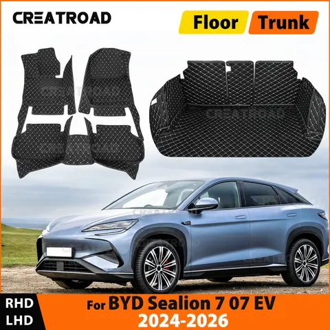 S86baf38c65074874a81e0d3d60837955m_480x480q75 CREATROAD For BYD Sealion 7 07 EV 2024-2026 2025 Custom Car Floor Mats Trunk Mat LHD & RHD Auto Carpet Interior Accessories (New) - Image 1