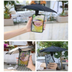 Outdoor Mobile Phone Sunshade with Small Clips Suitable for Beach Photography and Car Use. Design. (New)