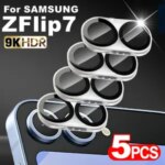 Samsung Galaxy Z Flip 7 5G Clear Tempered Glass Camera Lens Film Samsung Z Flip7 ZFlip7 ZFlip 7 Camera Protective Cover Bangladesh (New)