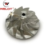 GTB2260VK Turbocharger 758351 Compressor Wheel Milling MFS Billet For BMW 525D E60 E61 3.0D 235HP 173Kw M57N2 2007- (New)