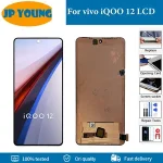 6.78 Original AMOLED LCD Display Vivo iQOO 12 lcd Screen with frame Replacement Touch Digitizer Assembly V2307A Bangladesh (New)