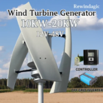 Factory Direct Shipment Wind Turbines 10KW 20KW 15KW Ideal for Residential Use Includes Controller Inverter Big Discount (New)