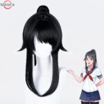 High Quality Ayano Aishi Cosplay Wig Heat Resistant Synthetic Hair Wigs + Wig Cap (New)