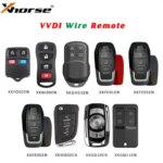 XHORSE VVDI Wire Remote Key XK Series XKFO02EN XKNI00EN XKGHG1EN XKFEF1EN XKFEF5EN XKFEF6EN XKM800EN XKGD10EN XKGMJEN (New)