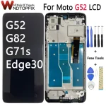 6.6"Motorola Moto G52 G82 LCD Display Touch Screen Digitizer Assembly Parts