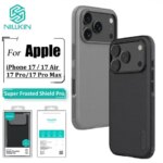 Nillkin Shield Pro Phone Case For iPhone 17 Pro Max 16 Pro 15 Plus 14 13 Case Ultra Thin Anti Fingerprint Shockproof Back Case (New)