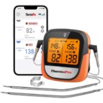 ThermoPro TP902 Bluetooth-connected Phone APP Wireless 135M Dual Probes Backlight Digital Meat Thermometer For Kitchen Cooking (New)