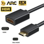 Mini HDMI Cable 4K 60Hz HDmatters HDMI 2.0 Mini HDMI to HDMI Cable Adapter Converter for Tablet Camcorder Laptop DSLR (New)