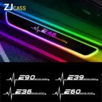 Customizable Car Door Sill Lights For BMW E46 E90 E91 E60 E39 E36 E87 E92 E30 E34 E61 E62 LED Pedal Lamp RGB Car Interior Lights (New)