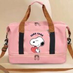 Snoopyed Large Capacity Tote Travel Bag Men Women Good-looking Luggage Bags Portable Fashion Fitness Swimming Storage Handbag (New)