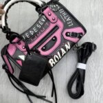 2026 Fashion Women Handbags Motorcycle Bags Quality Tote Bag Shoulder Bags Nice Colorful Motorcycle Bag (New)