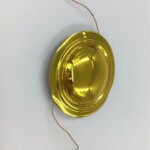25.5 Core Titanium Membrane Components High Frequency Diaphragm Diaphragm Round Wire Round Frame Speaker Speaker Speaker Sound B (New)
