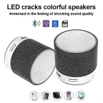Bluetooth Mini Speaker Wireless Speaker Colorful LED TF Card USB Subwoofer Portable MP3 Music Sound Column PC Phone Bangladesh (New)