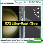 6.8'' Dynamic AMOLED LCD Replacement for SAMSUNG S23 Ultra Touch Screen SM-S918B, SM-S918B/DS Display with Back Glass