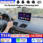 Car Intelligent Systems For Renault Fluence Megane 3 2008 - 2014 CarPlay Android Auto Radio Car Play Radio Multimedia Stereo (New)