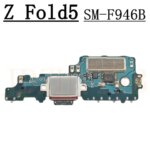 Charging Port Auxiliary Board For Samsung Z Fold5 Fold 5 F946B/N Signal Spin Axis Motherboard Connector Flex Cable MMW 5G Module (New)