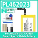 Brand BackShell 240mAh PL462023 Polymer Li Ion Battery Cell Amazfit Gts 3 A2035 Smart Sports Watch + Free Tools Bangladesh (New)