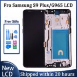 TFT LCD Samsung S9 Plus G965 G965F LCD Display Touch Screen with Frame Galaxy S9+ Display Touch Digitizer Replace (New)