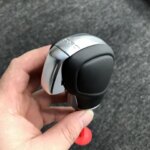 Leather Car Auto Gear Shift Knob Shift Lever Stick Head for VW Passat CC Jetta Golf 6 GTI MK6 Automatic Gear Head (New)