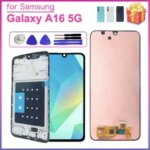 6.7 High Quality Display Samsung Galaxy A16 5G LCD Touch Screen Digitizer Assembly A166B A166P A166E LCD with Frame Bangladesh (New)
