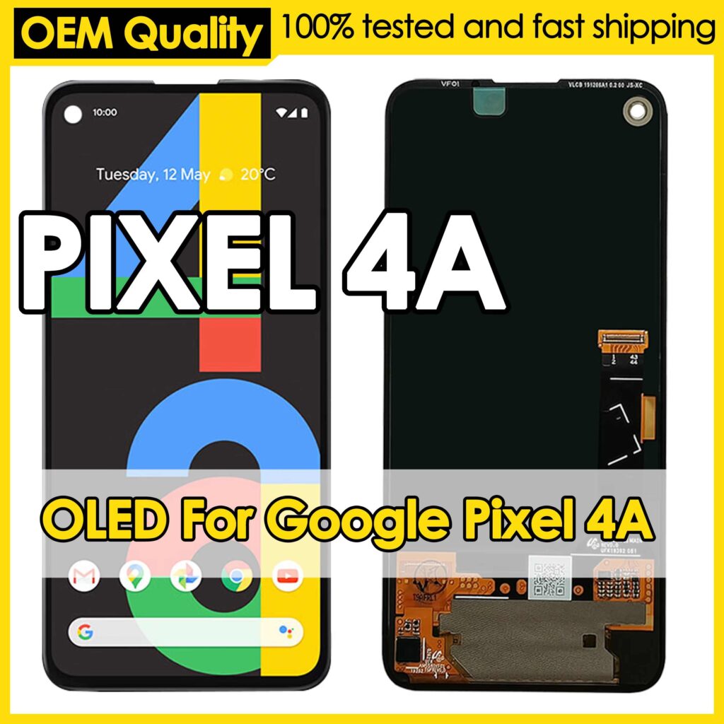 OEM Quality OLED For Google Pixel 4A 4G Screen Replacement LCD Phone Mobile Display Touch Digitizer Assembly Repair Wholesale