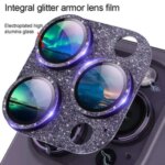 Integral Glitter Armor Lens Film iPhone13 14 15 Pro Max Accessories iphone Camera Protector iphone 15 Lens Cell Phone Camera Bangladesh (New)