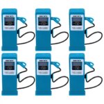 6Pcs Simulation Car Charging Station Diorama Mini Electric Vehicle Charger Educational Traffic Scene Dollhouse Accessories (New)