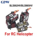 GDW BLS992 Slant Plate BLS995 Narrow Frequency Lock Tail Brushless Digital Servo For New Generation Competition Level Helicopter (New)