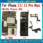Full Working Motherboard Mainboard For iPhone 11 Support OS Update Logic Board Plate 11 Pro Max 100% Tested Good Clean ICloud (New)