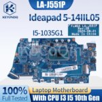 FLMS0 LA-J551P Lenovo Ideapad 5-14IIL05 Notebook Mainboard 5B20Y89039 I3-1005G1 I5-1035G1 Laptop