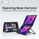 EHOMEWEI Dual Screen Portable Monitor X2 Pro Drive-free Apple-touch 2K 16Ã¢â‚¬Â Laptop