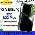 Super AMOLED Replacement For  Samsung Galaxy S22 Plus S901B LCD Display Touch Screen S906B with Back Glass (New)