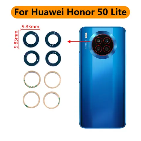 Sc68d4fd151144afcbc14bc9b10839dffp_480x480q75 Camera Glass Lens Back Rear Camera Glass Lens with Glue Replacement Repair Spare Parts Huawei Honor 50 5G Honor 50 Lite (New) - Image 1