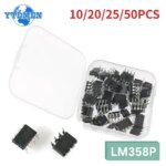 10-50PCS LM358P Operational Amplifier DIP8 LM358 IC Chip Kit Integrated Circuits Kit (New)