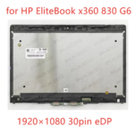 HP EliteBook X360 830 G6 lcd screen assembly Replacement LED Touch screen