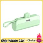 Wireless Power Bank 5000mAh Large Capacity External Battery Pack Portable Charger Plug and Play Convenient Home Travel Bangladesh (New)