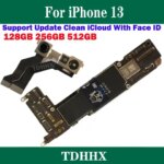 Fully Tested Mainboard for iPhone 13 Motherboard With Face ID Unlocked Logic Board Cleaned iCloud Good Working (New)