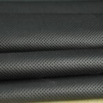 Black Tooling Perforated Genuine Leather Sheet Cowhide Leather for DIY Tooling Sewing Crafting Leather for Steering Wheel Gloves (New)