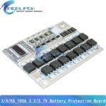 3S 4S 5S 3.2V 3.7V BMS 12V 16.8 21V 100A Li-ion LMO Ternary Lithium Battery Protection Circuit Board Li-POLYMER Balance Charging (New)
