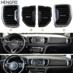 Car part Hengfei Dashboard air conditioning outlet Center console ventilation for Kia Sportage 2016-2018 air conditioner outlet (New)