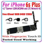 Free iCloud iPhone 6S Plus Motherboard With Touch ID 128GB 64GB