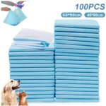 100pc Pet diapers 45*60cm/60*90cm Cats Dog Diapers Super Absorbent Pet Diaper Dog Pee Pad Quick dry Disposable Urine Nappy Mat (New)