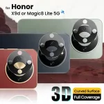 3 1 3D Curved Tempered Glass Camera Protector Honor X9d X 9d X9 d HonorX9d Magic8 Lite 8Lite Magic8Lite 5G Rear Lens Film Bangladesh (New)