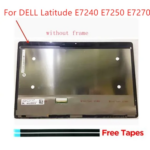 Dell Latitude E7240 E7250 E7270 P26S001 FHD Laptop LCD Display Touch Screen