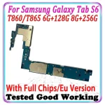 Samsung Galaxy Tab S6 T860 T865 Motherboard Logic Board With